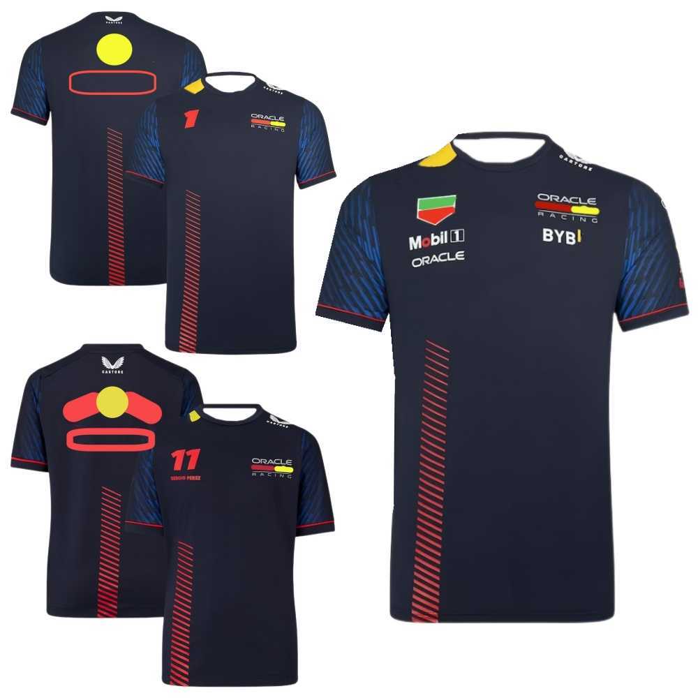 

2023 Fashion F1 Men' t Shirt Formula One Team Oracle Red Color Bull Racing Sergio Perez Uniform Jersey Racing Suit Fan Part, 11