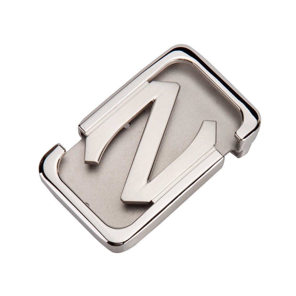 

304 Stainless Steel Brushed Bright Surface with Smooth Buckle for Men's Belt Buckle, Anti Allergic Head 3.85cmyg52