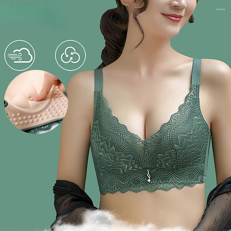 

Bras Push Up For Women Lace Bra Sexy Bralette Wire Free Lingerie Soft Underwear Seamless Brassiere A B C Cup, Black