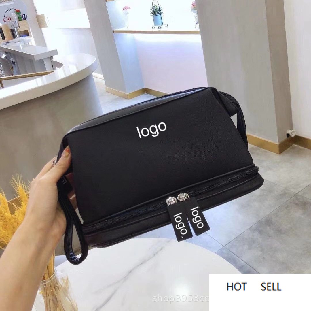 

Cosmetic Bags Fashion Makeup Bag Trend Business Travel Toiletry Bag, Black