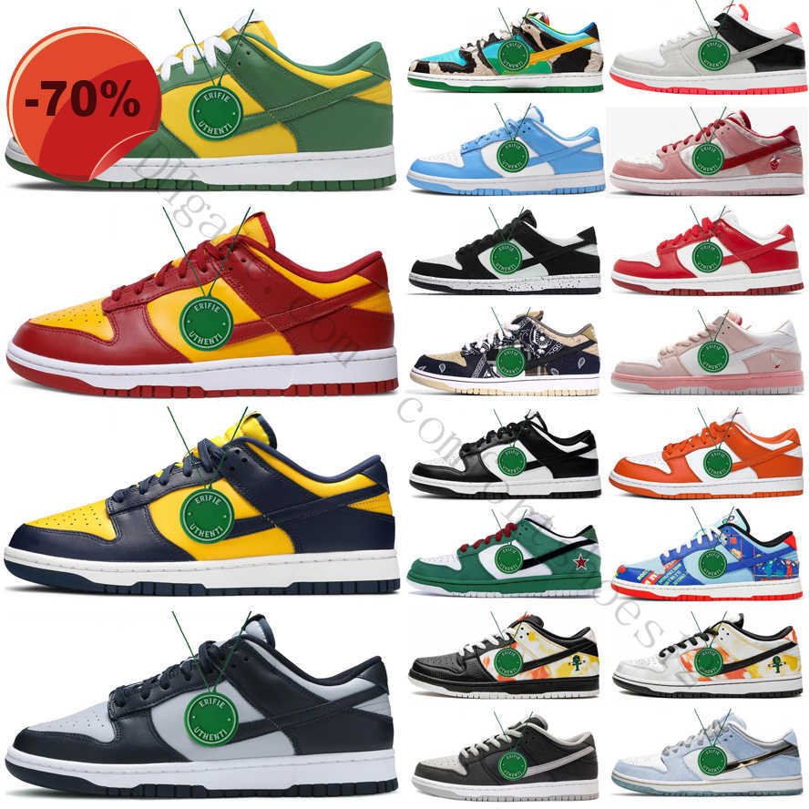 

Sandals With Box Men Women Running Shoes Low Sb White Black Grey Fog Unc Sneakers Coast Syracuse Vintage Navy University Red Georgetown Trail Me, Color # 33