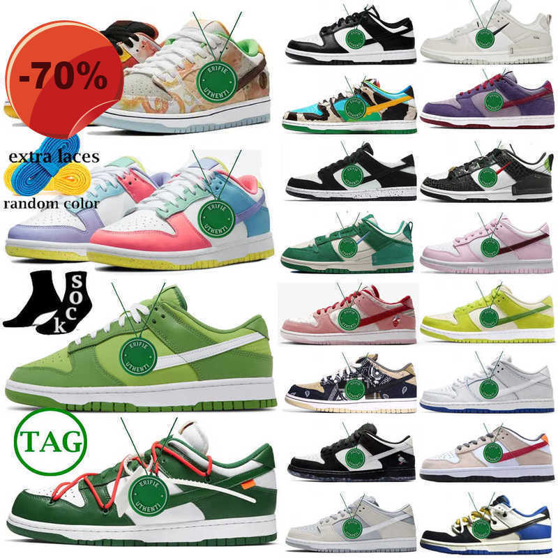 

Sandals With Box Men Women panda Shoes Off sb Cool Grey Running Shoe boys girls dunkes University Red Gold Pine Green White x Candy Malachite Lig, Color # 16
