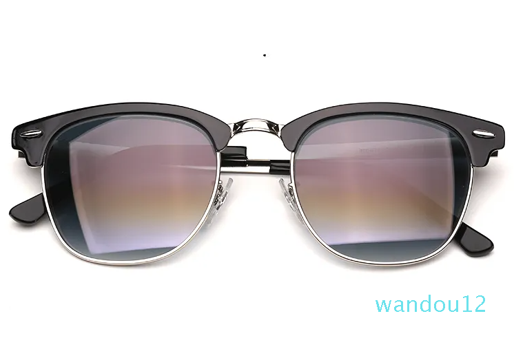 

Womens Mens Sunglasses Vintage Metal Sunglass Fashion Driving Sun Glasses UV Protection Glass Lenses with Leather Case and Retail Package