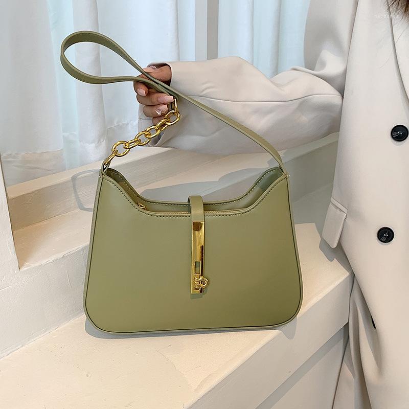 

Evening Bags Fashion Shoulder Underarm Shopper Bag For Women Luxury Designer PU Leather Crescent Tote Ladies Solid Color Handbag Purses, Beige