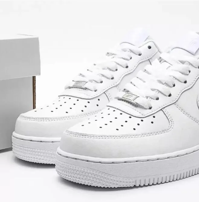 

2024 Dress Shoes Men New 1 Low Skateboard Price One Unisex 1s Knit Euro Women Outdoor All White Black Red Wheat Leather Trainer A2