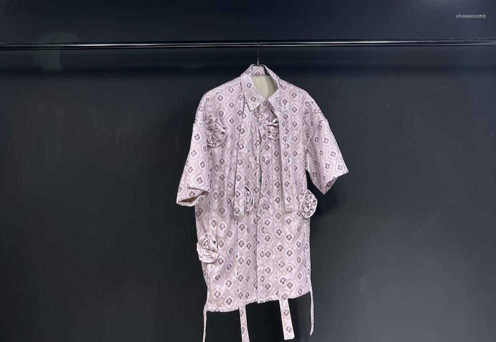 

Men's Casual Shirts Men's Q04557 Fashion Shirt 2023 Luxury Circus Party Style Design Famous European Brand Menswear, Picture shown