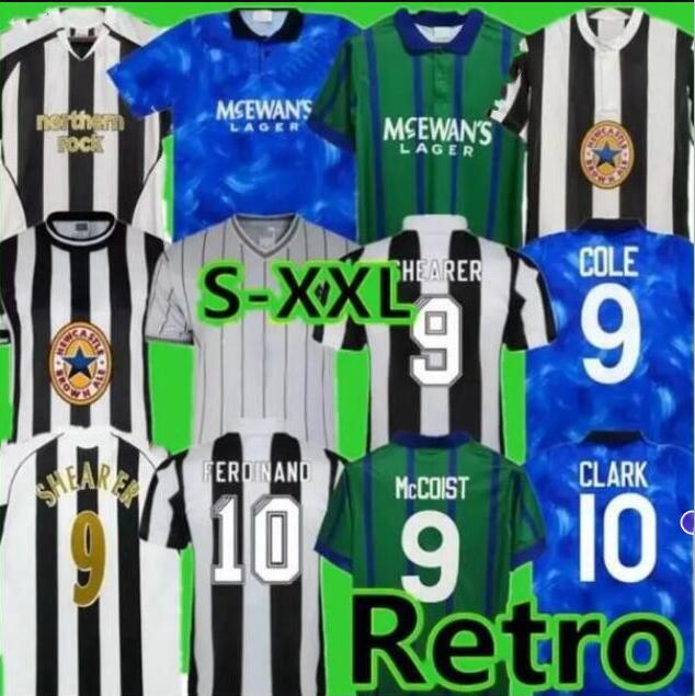 

95 96 97 98 99 2000 Newcastl e New castle NUFC SHEARER Retro SOCCER jerseys HAMANN SHEARER PINAS 1988 95 1997 05 06 UNITED OWEN classic FOOTBALL SHIRTS Ginola AG, Adult size