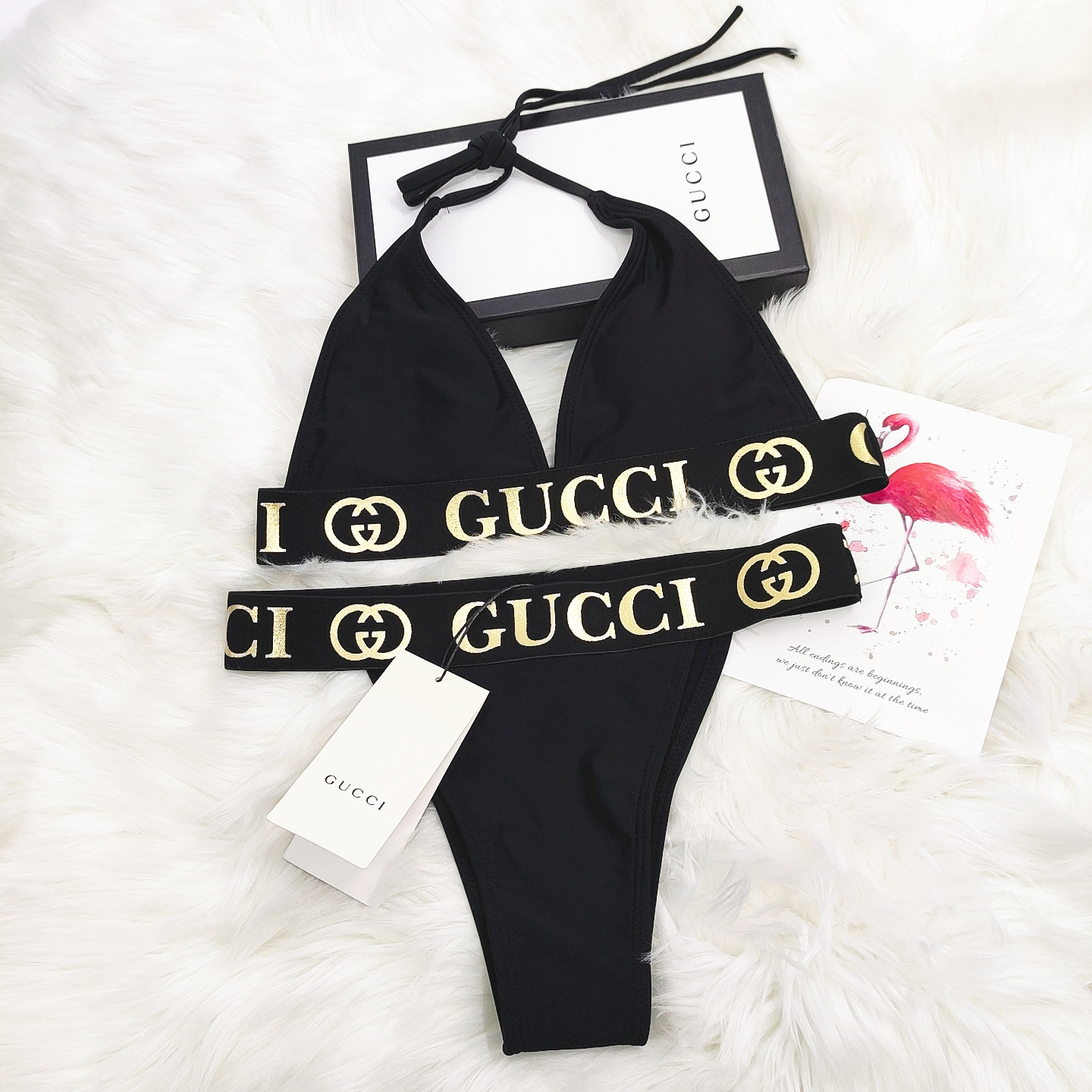 GUCCI Swim Wear Designer Bikinis Woman Two-Piece Bikini With Letter Swimsuits Crystal Summer Swimwear Beach Luxury Bathing Suits Three-point Swim-image-607599712