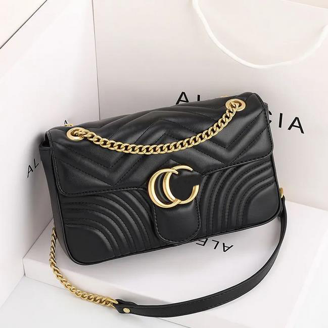 

Designer bags handbag Cross body bag Women Fashion Shoulder Bags 2 Gs Marmont Classic tote 3 Sizes Luxuries Genuine Leather With Serial Number 2023 new items, Box