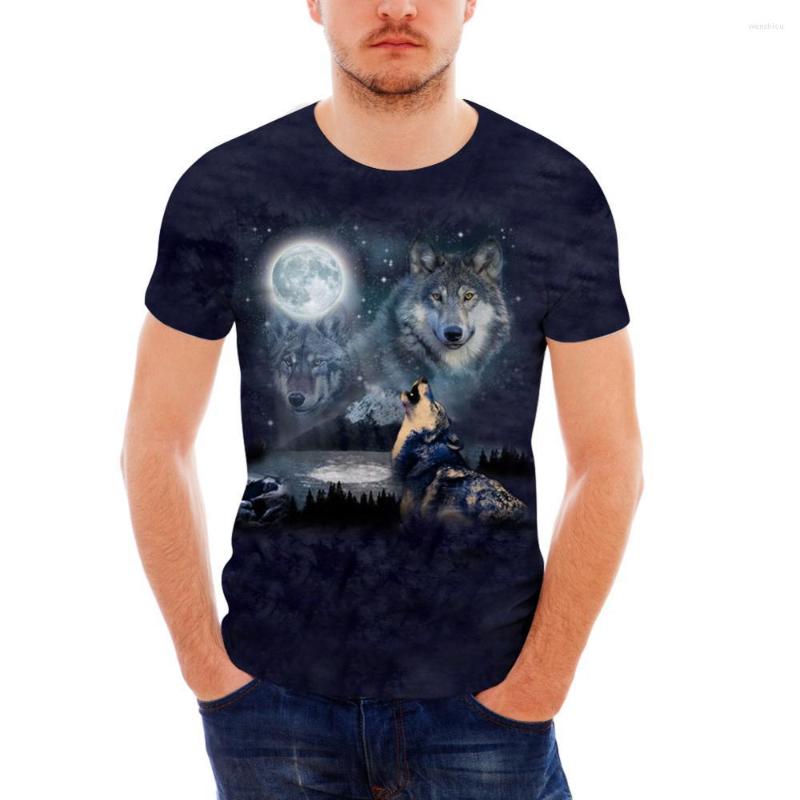 

Men' T Shirts T-Shirt For Men Custom Create Your Own 3D Sublimation Print, Wolf5