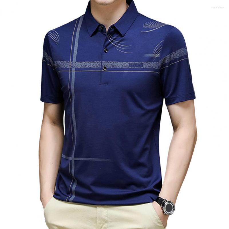 

Men's Casual Shirts Simple Summer Shirt Comfortable Men Slim Fit Thin T-Shirt Short Sleeve Non-Fading Top For, Black