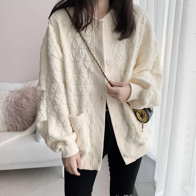 

Women's Jackets Slim Fitting Women's Coat 2023 Autumn Korean Version Loose Casual And Versatile Cardigan Top Jacket, Beige