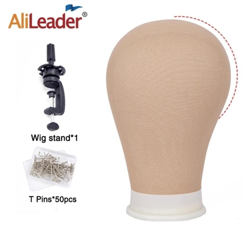 

Wig Stand Alileader 1Pcs Training Mannequin Head Polyester Canvas Block Holder Gift 2211039126518