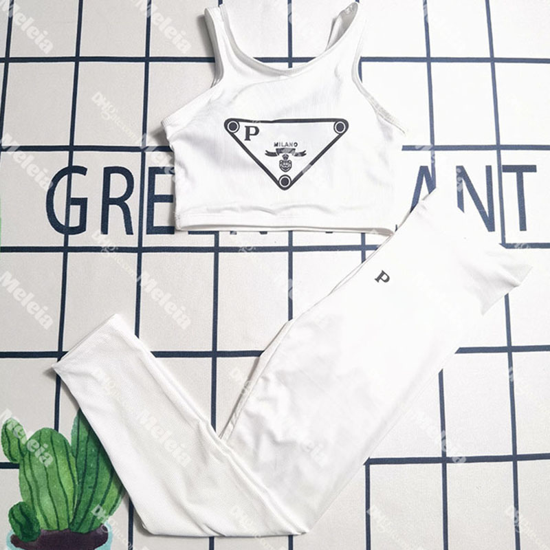 

White Yoga Outfits Women Fashion Tracksuits Female Print Sport Vest Fitness Leggings Set Ladies Gym Designer Sportwear, Custom option