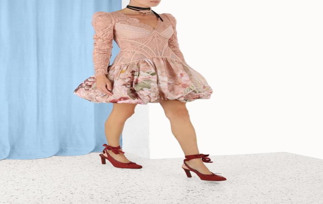 2022 spring and summer new Zim lace sleeveless Dancer Dress series short dress 012980911