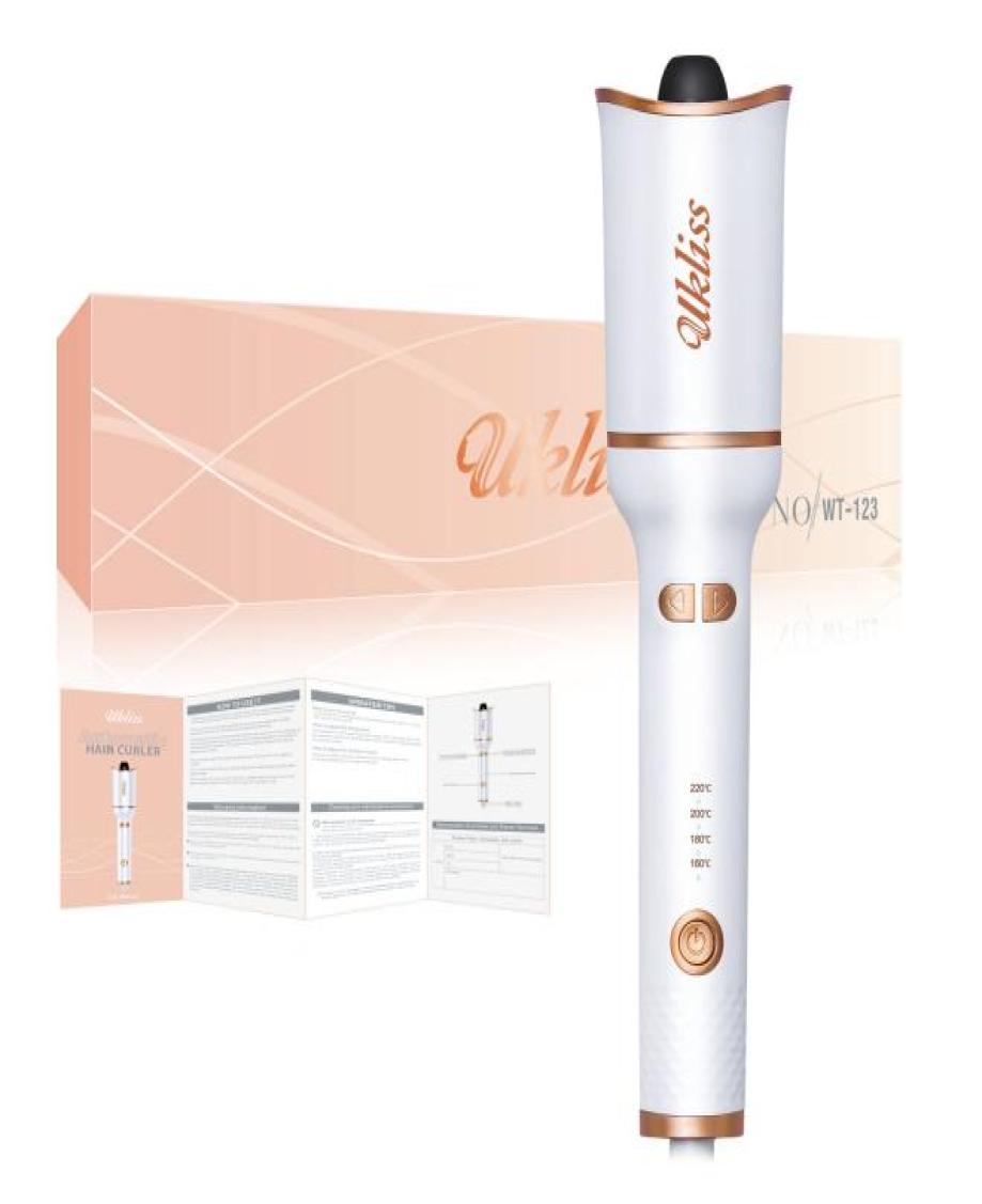 

Curling Irons UKLISS Automatic Auto Hair Curler AntiScald Electric Ceramic Heating Rotate Wave Styler Curlers 2210315702634