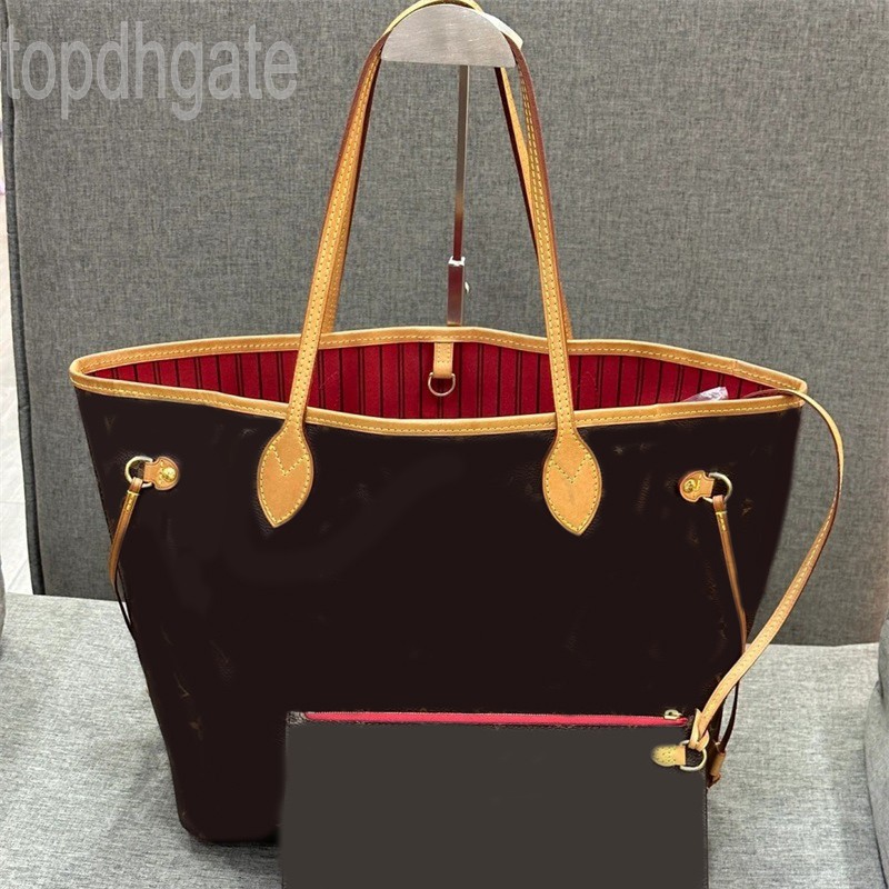 

Classical leather tote bag 2pcs set ladies borse flower letter pattern outdoor shopping hand bag durable luxury shoulder bags retro fashion accessories XB041 B23, 1# old flower