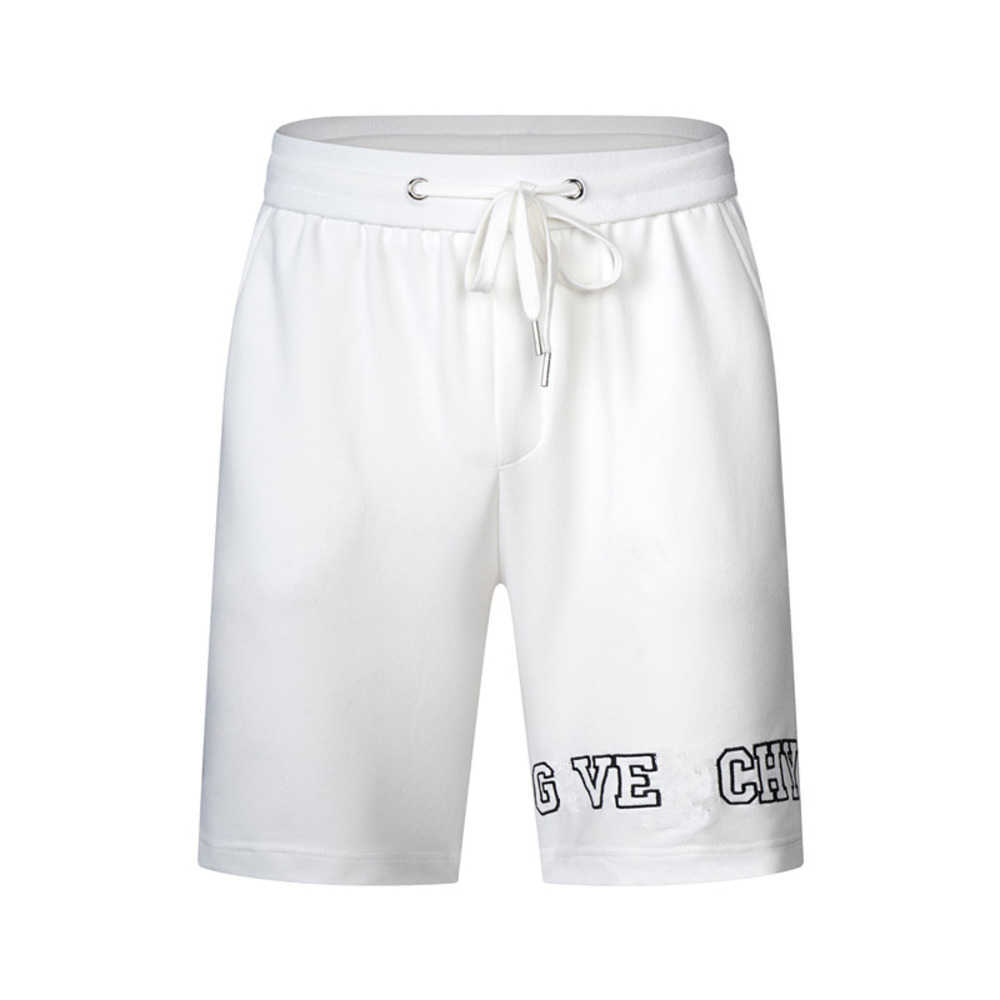 

Men's New Shorts Summer Korean Solid Fashion Thin Casual Capris Loose Beach Pants -3XL 9XY4, White