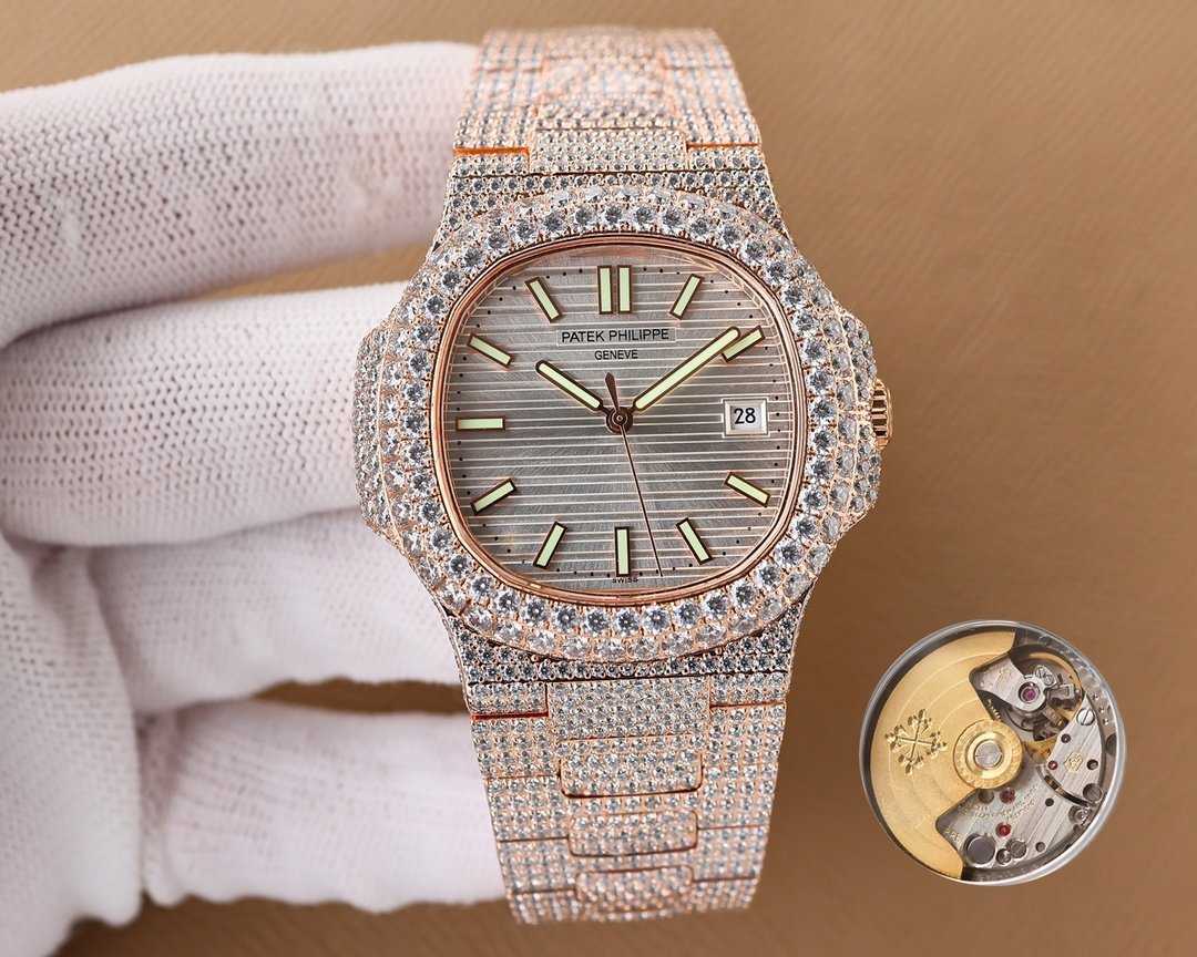 

Luxury Formal Classical wrist watches Peta Pli 5711 men's Automatic Dioend Designer mechanical High quality New Anniversary colours, Black