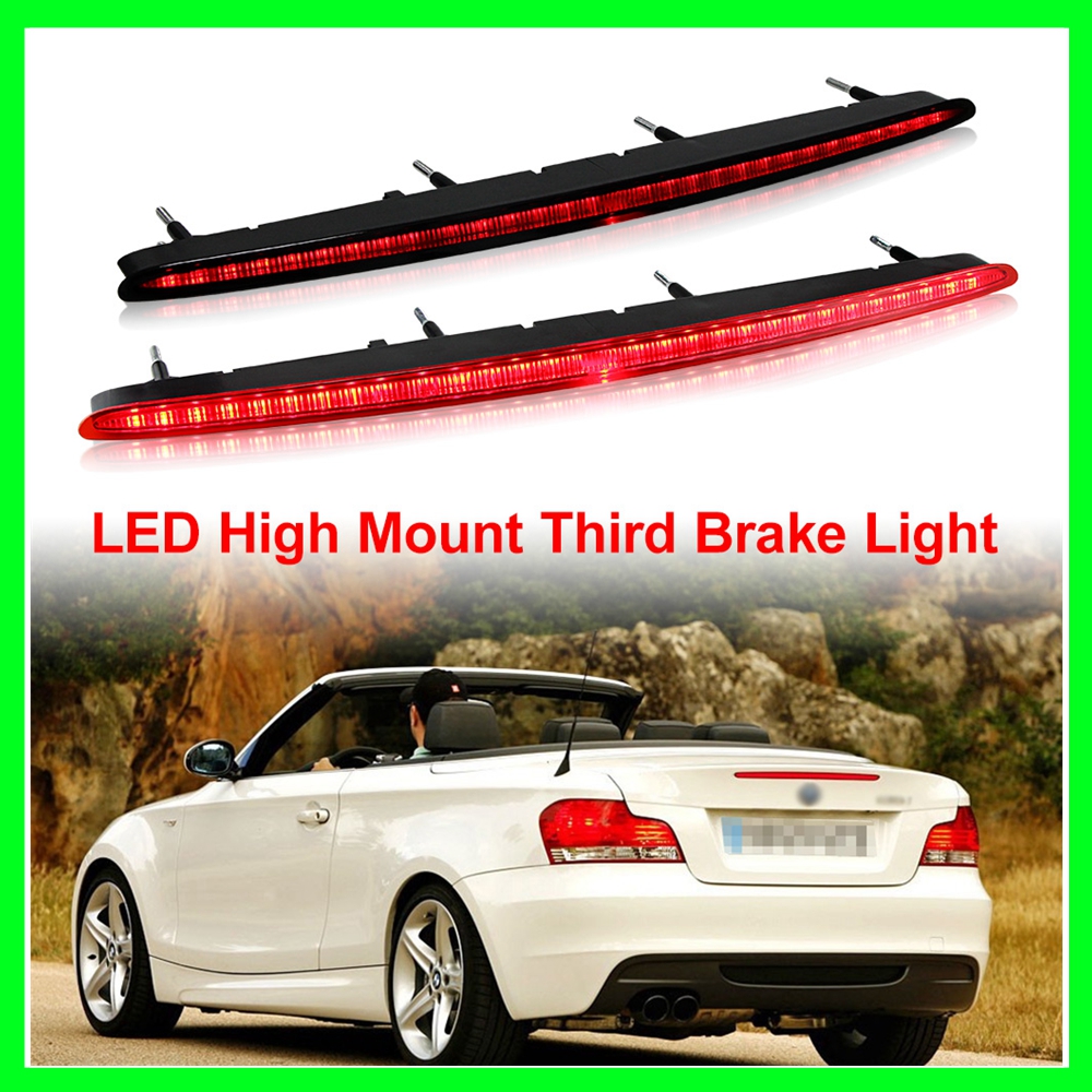 

NEW LED Rear Boot Third Brake Stop Light For BMW 1 Series 128i 135i M E82 E88 2007-2013 Smoked RED Lens 63257164978 2007 2008 2009 2010 2011 2012 2013 Tail Lights Hot sale