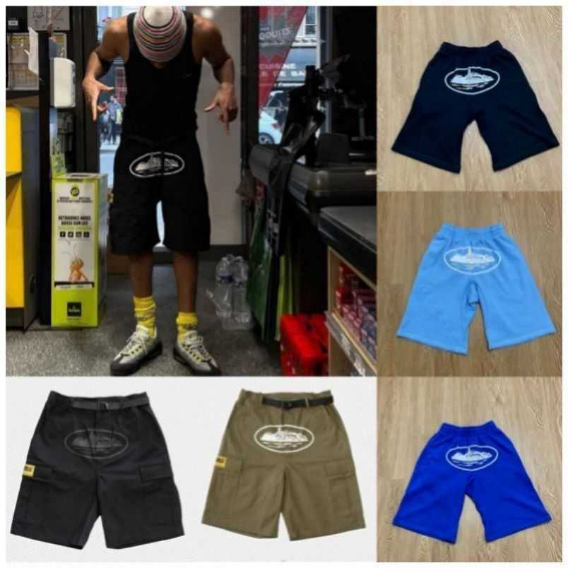 

Mens Ship Print Corteiz Shorts Ins Fashion Hop Skateboarding Casual Pants for Men and Women All Seasonskyv 85K7P shorts corteiz om, Black purple background