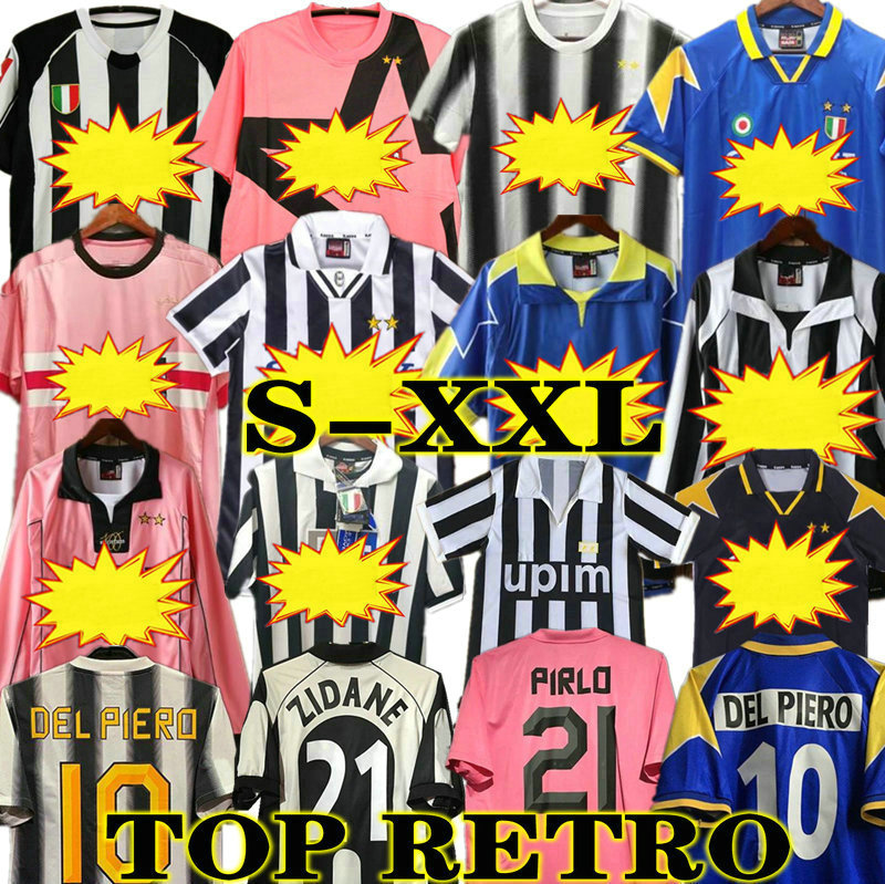 

VIALLI Retro DEL PIERO Conte soccer jerseys PIRLO Buffon INZAGHI 85 92 95 96 97 98 99 02 03 04 05 94 95 ZIDANE JuventusE maillot DAVIDS POGBA Conte shirts 11 12 15 16 17 18 00, 05 06 home