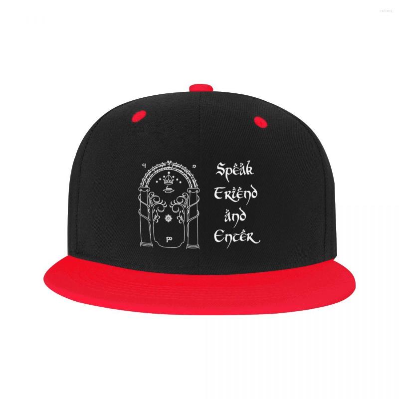 

Ball Caps Fashion Unisex Speak Friend And Enter Baseball Cap Adult Adjustable Hip Hop Dad Hat For Men Women Outdoor, White