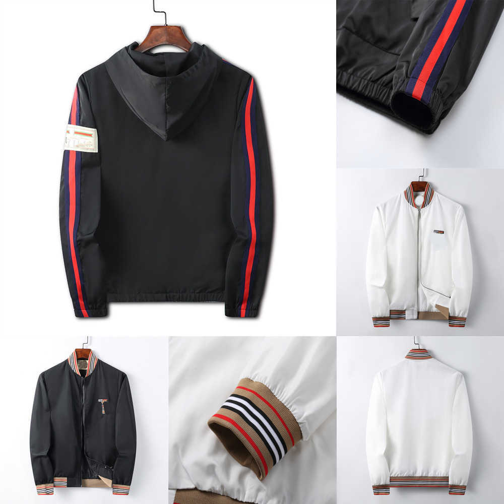 

jacket mans designer Quality NEW Long Sleeve Shirts mens Brand jacket Autumn Winter luxury clothing Black white embroidery letter coat 499Y, 8 asian size