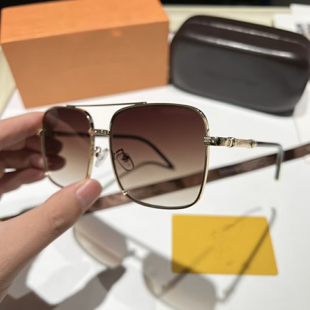 Fashion designer sunglasses Men classic attitude 3212Metal square frame Popular retro avant-garde outdoor uv 400 protection sunglasses