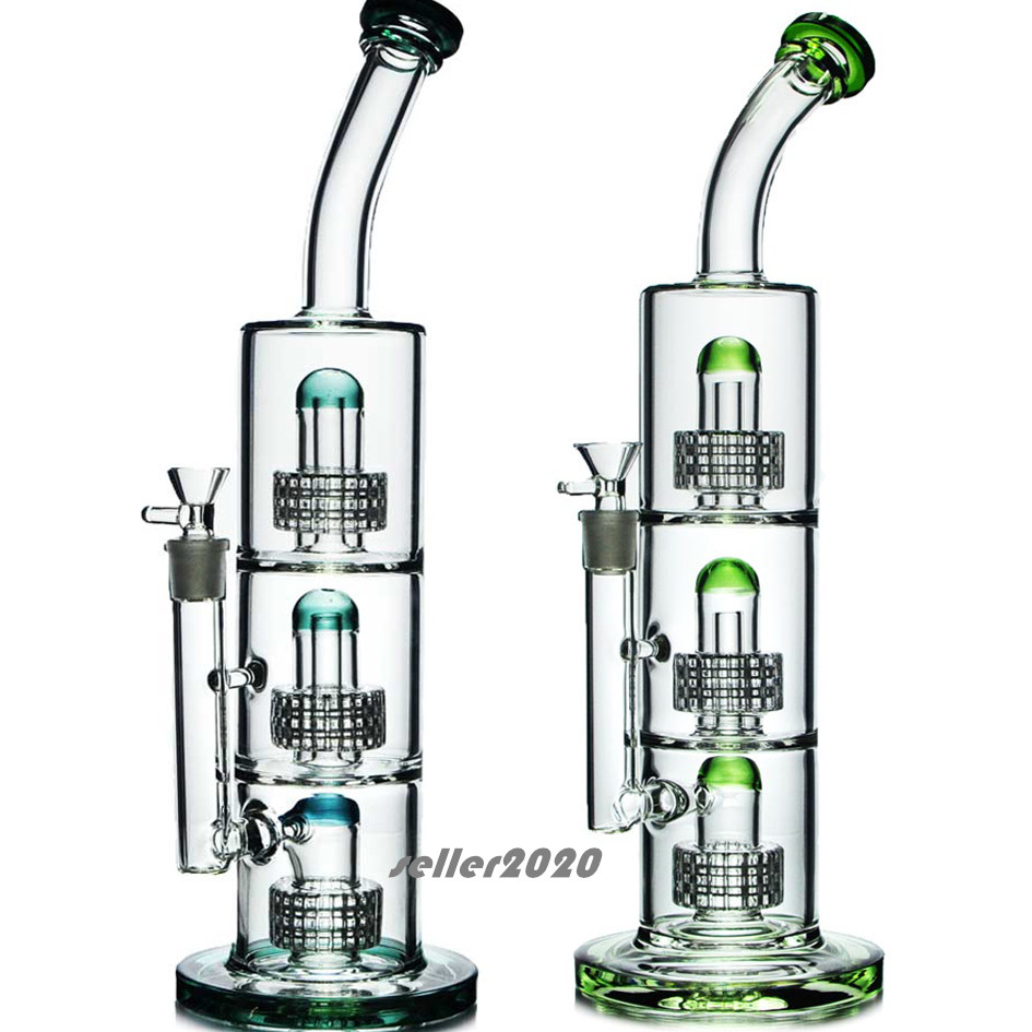 

New BIG Bong Hookahs Heady Glass Bong Dab Rigs Smoking Water pipe Glass Water Bong With 18mm Joint
