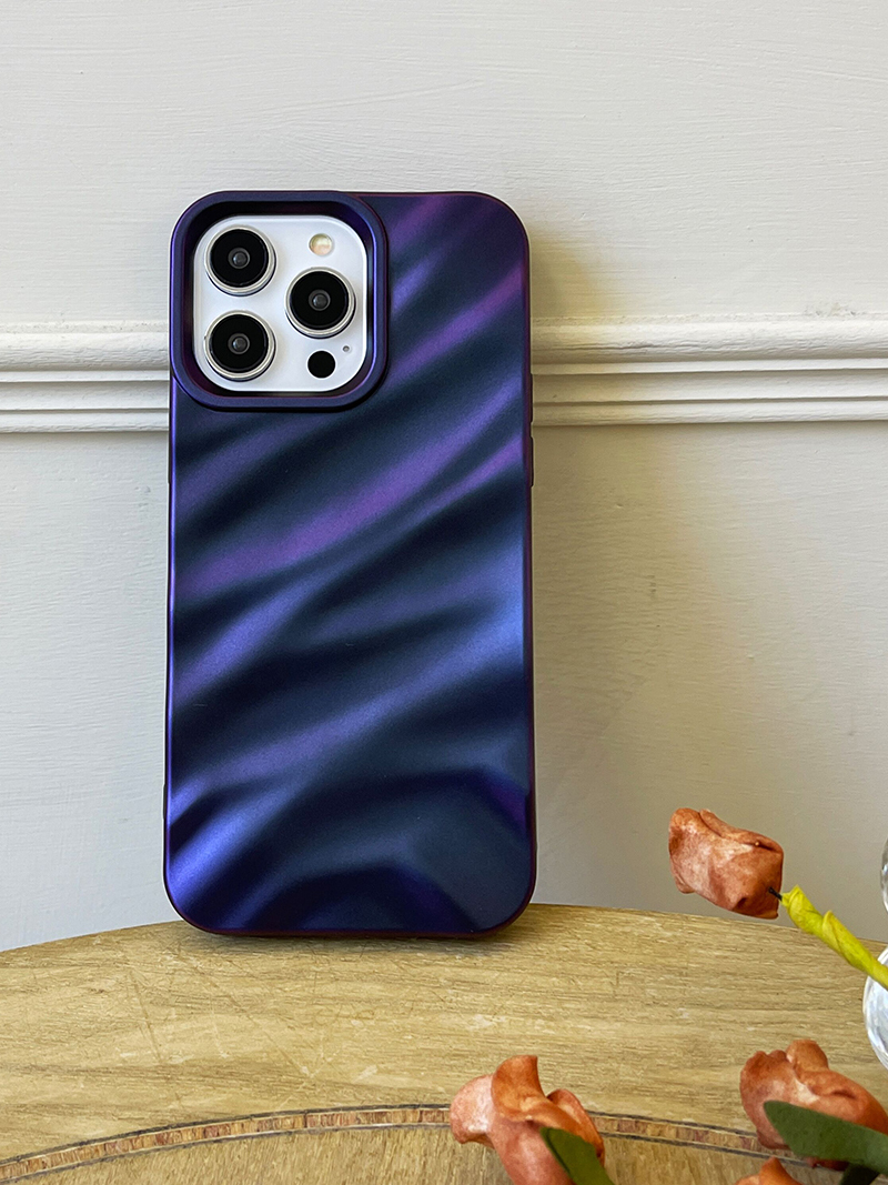 

For iPhone 14 13 11 12 Pro Max Glittering Phone Case For iPhone X XR XS 7 8 Plus 3D Water Ripples Luxury Soft TPU Silicone Case, Ff