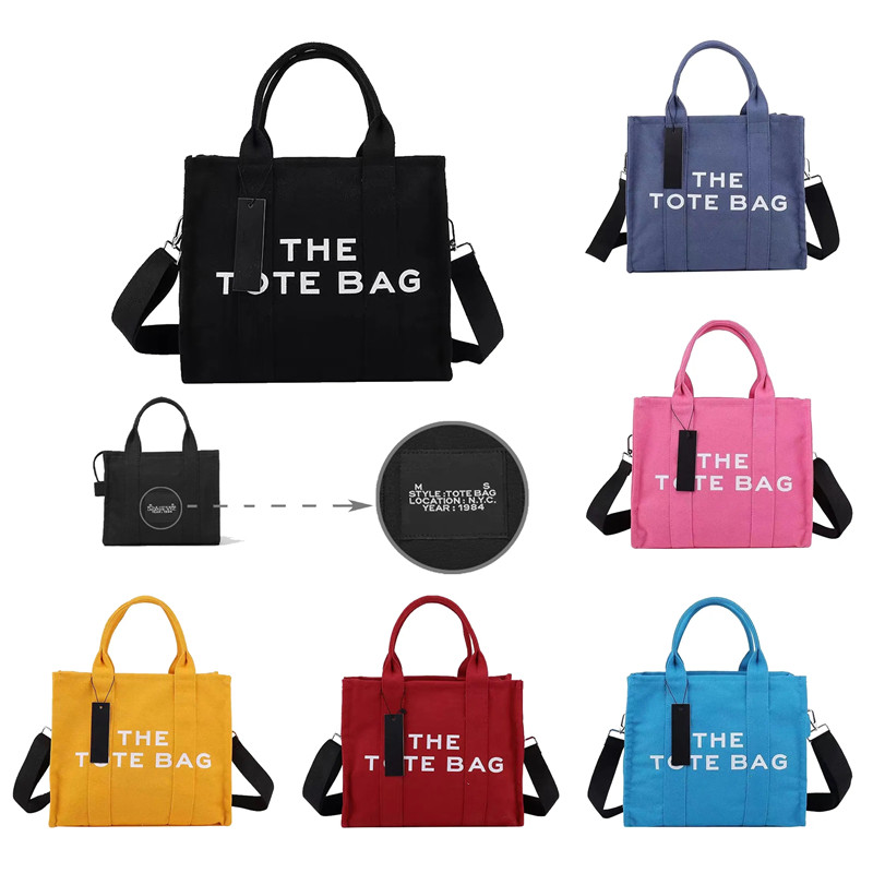 

Back With Logo Marc The Tote Bag Designer Women Handbag Shoulder Bag Canvas Luxury Fashion Black Crossbody Large Shopping Handbags Jacobss Totes Bags Purse Jocobs