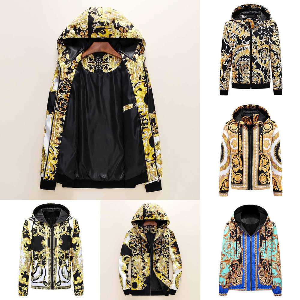 

Men Men's Jackets Clothing Fashion Women Printed Hoodie Jacket Mens Designer Outerwear autumn Stylist Man Coats Size -XXXL FFC5
