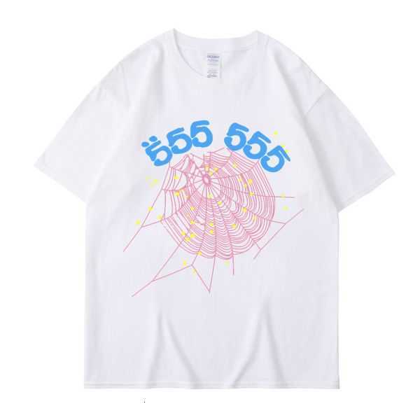 

Foam Print T-shirt Men Women Graphic 555555 Tee Hip Hop Tops Short Sleeve Round Neck Fashion Tees 38JRI, Navy blue