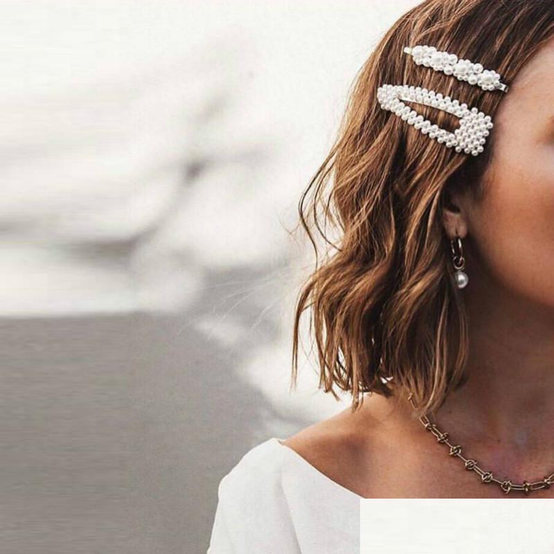 

Hair Clips Barrettes Korea Pearl For Women Girls Sier Bowknot Hairpins Fashion Female Jewelry Elegant Gifts Drop Delivery Dhcqv