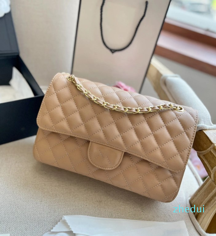 

Designer-women's designers shoulder bag tote purse handbag men's message bags Mini cluth box genuine leather Crossbody Gold chain, Grey