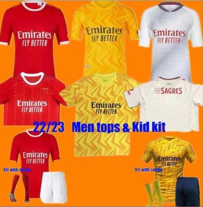 

RAFA 22 23 Benfica soccer jersey Neres G RAMOS 2022 2023 Away third Enzo Men kids kit Football shirt OTAMENDI Grimaldo Joao Mario Yaremchuk Grimaldo J.WEIGL