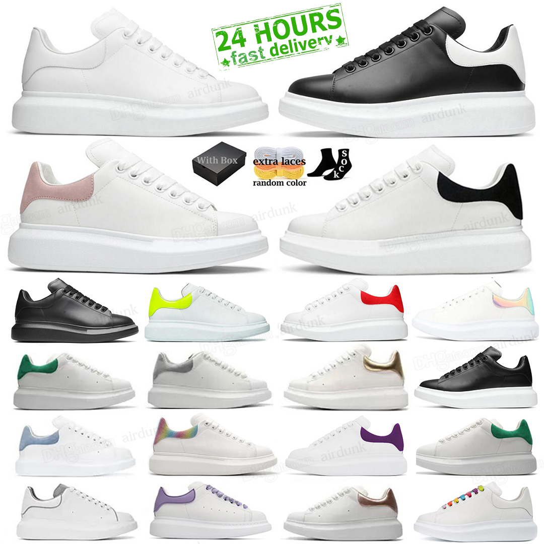 

Designer Oversized Casual Shoes White Black Leather Luxury Velvet Suede men Womens Espadrilles Trainers mens Flats Lace Up Platform Chaussures de Sneakers With Box