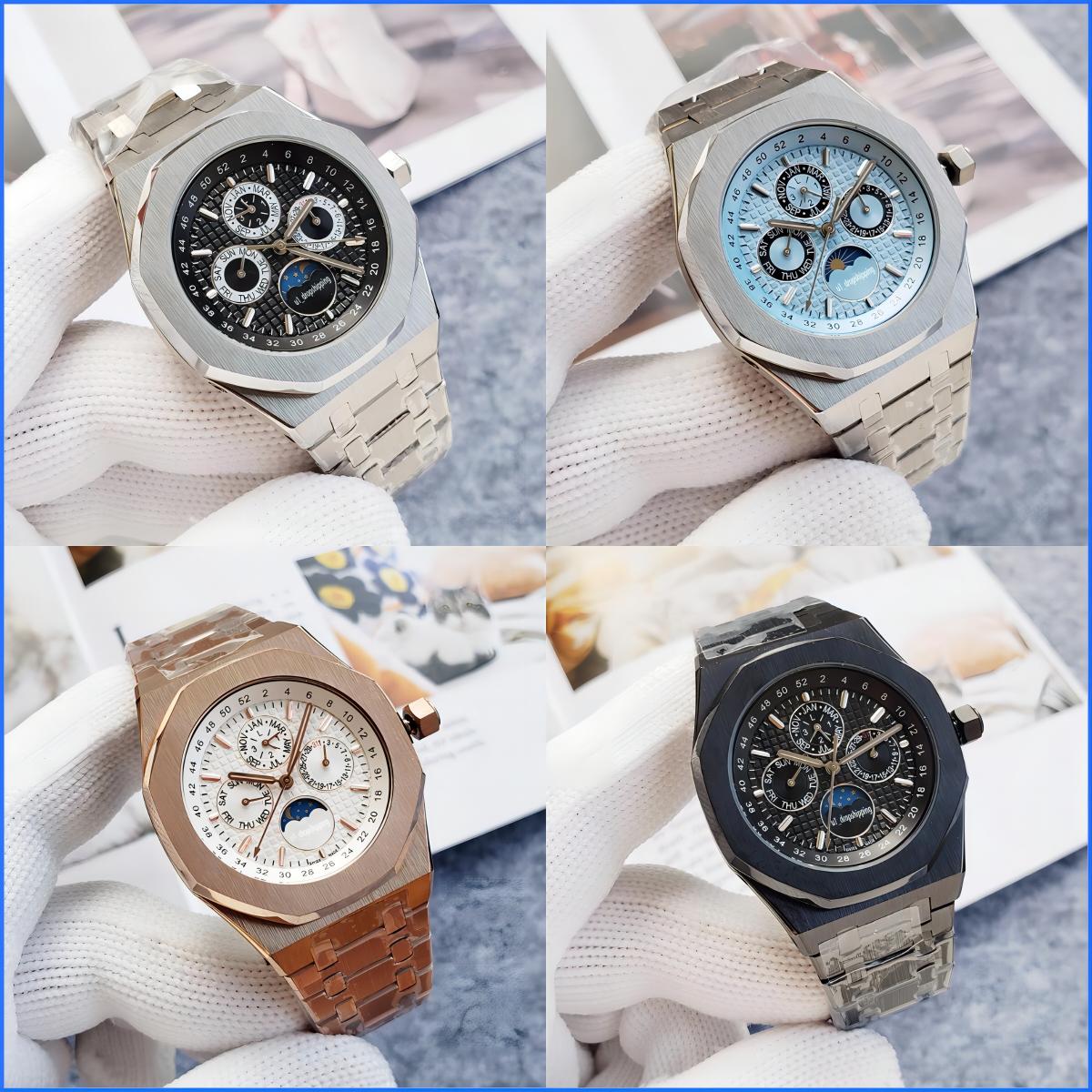 

Movement watch mens watch for men watch designer watches Classic Stainless steel strap small dial work Automatic Calendar wristwatches montres de luxe, Tool