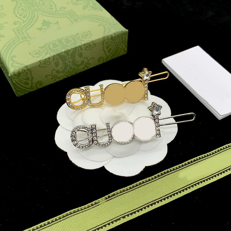 

Luxury jewelry woman hair clip New Hair Clips Classic G-Letter Hair Pin Fashion Womens Barrettes HairJewelry Accessories Birthday Gifts