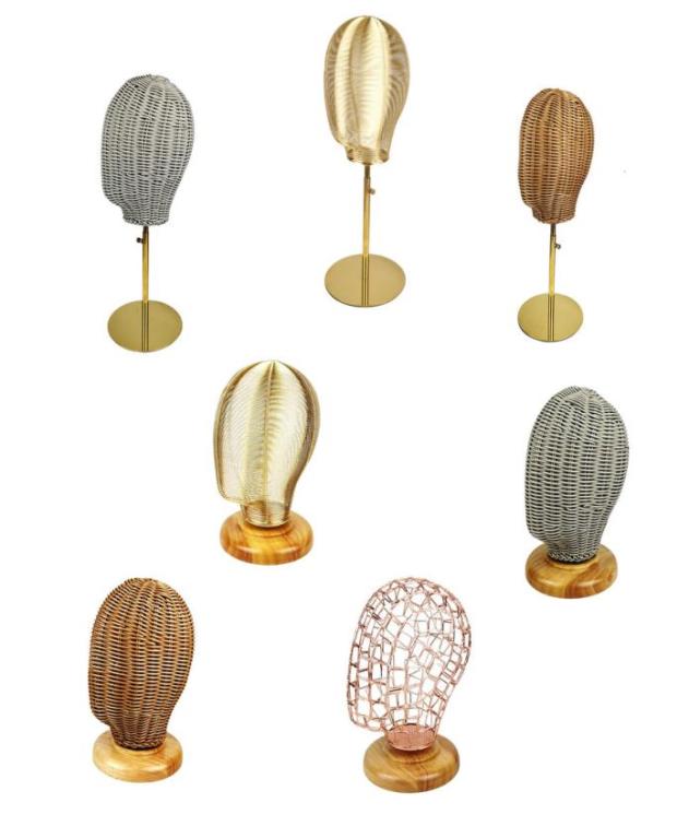 

Wig Stand Wig Hat Stand Iron Art Shop Display Mannequin Head Fashion Design Hat Jewelry Display Head Model Glasses Display Rack St2599797