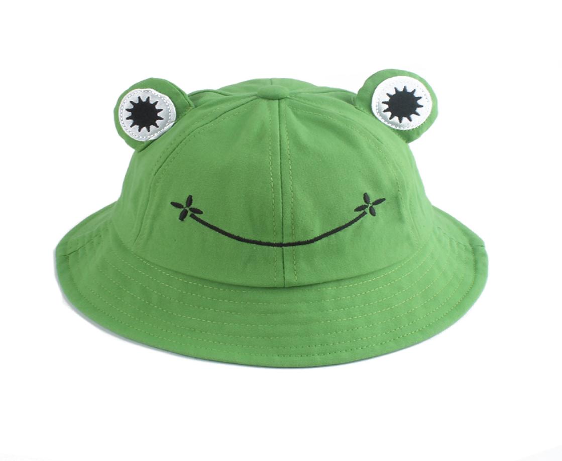 

Fitted Hat ParentKid Cartoon Frog Bucket Hat Panama Fishing Cap Cute Froggy Hat Homme Femme Bob Chapeau Outdoor Sun Fisherman H6039802, Red