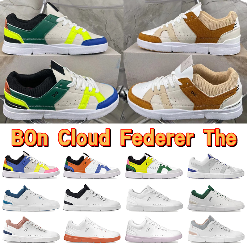 

Designer On Cloud Federer The men women Roger Clubhouse Advantage Casual Shoes orange white forest pearl almond sand White Deep Blue Midnight All White sneakers, 13 white lily