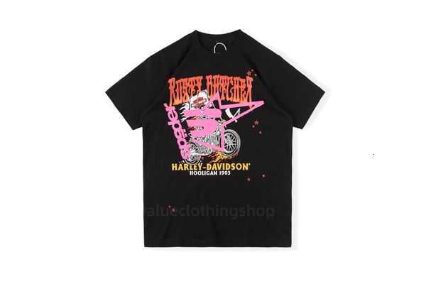 

23ss Men t Shirt Pink Young Thug Sp5der 555555 Mans Women Quality Foaming Printing Spider Web Pattern Tshirt Fashion Top Tees 34GZJ, 13