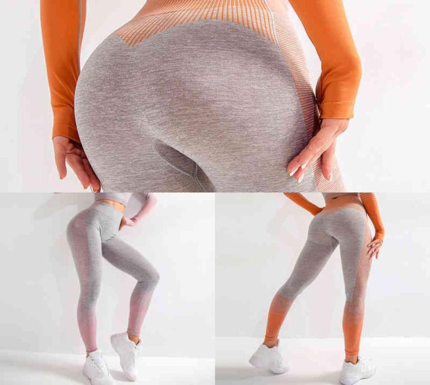 

ty Yoga Outfits Quick Drying Peach Hip Fitness Pants Women039s European and American Knitted Tight Sports High Waist Lif6636901, Pink