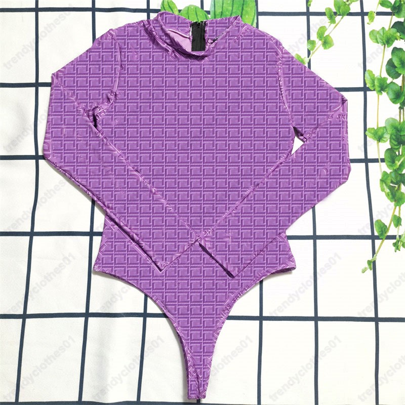 Designer full Letters Womens One Piece Shorts Jumpsuit Swimwear long sleeve Back Zipper Design Swimsuit Jumpsuits bikinis Padded Bathing Suit swi-image-864360596