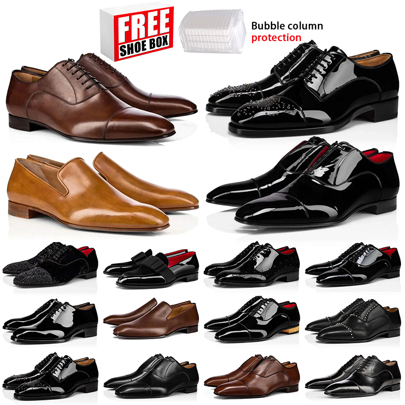 

Man Brown Dress Shoes Pointed Top Loafers Spikes Sneakers Mens Velvet Suede Authentic Rivets All Black Leather Casual Trainer Big Size 38-48, 29