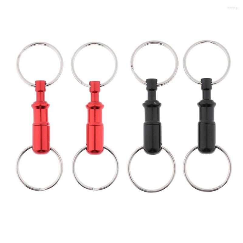 

Keychains 4pcs Keychain Metal Quick Attach For Sports Equipment Products