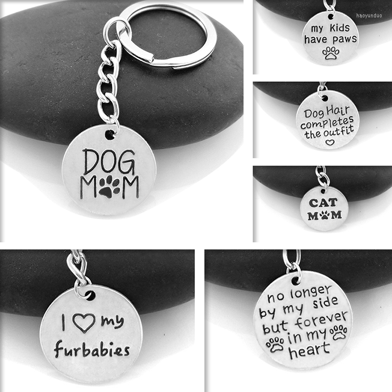 

Keychains Vintage 6 Style Dogs Key Chain For Women Men Pet Dog Cute Keyring Christmas Gift Lover