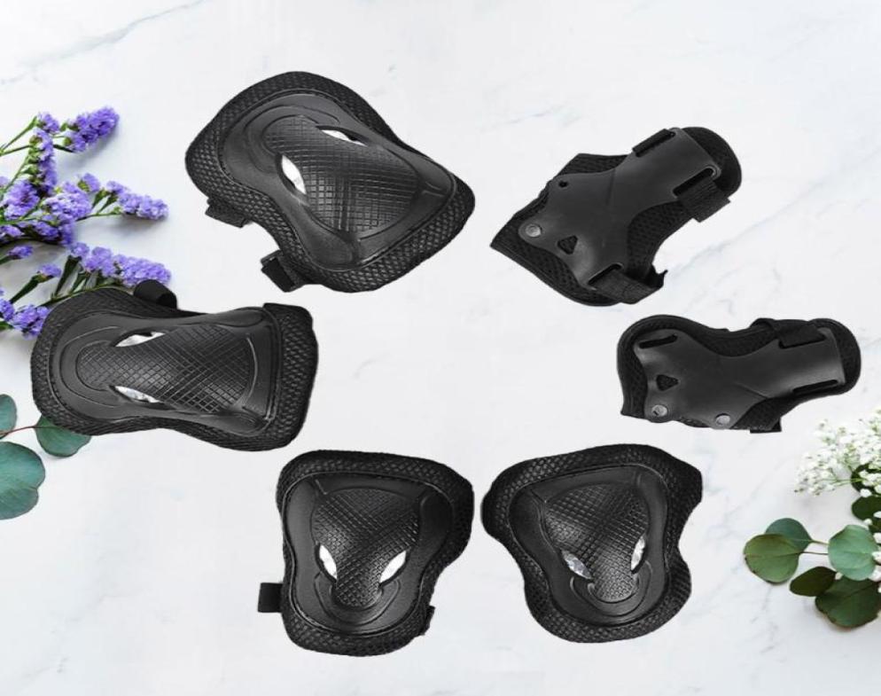 

Waist Support 6Pcs Sports Protective Gear Kit Knee Protector Elbow Pads Set Wrist Brace Size Black4499416, Red